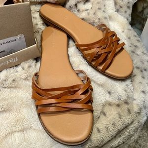 NEW Madewell crisscross sandals